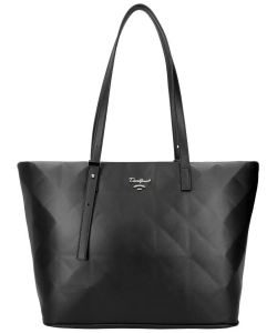 David Jones Fashion Handbag 6735-5 BLACK